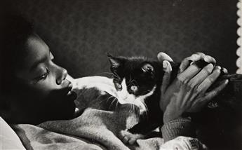 GORDON PARKS JR. (1934-1979) J.T. with his cat. 1969.